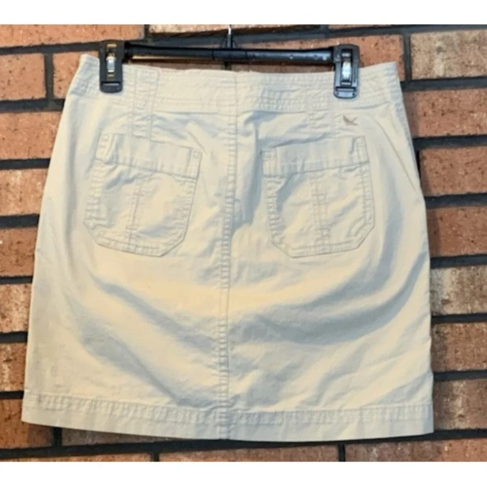 Eddie Bauer Womens Khaki Pencil‎ Skirt With Pockets Size 2